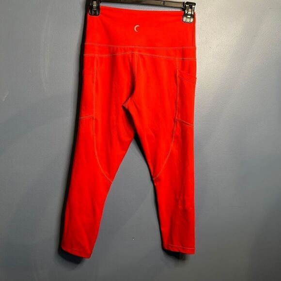 Zyia Active Light N Tight Leggings Capri Red Size 4 - Picture 6 of 6
